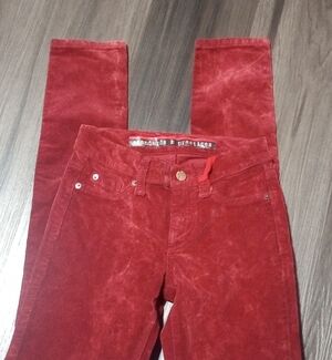 Burgundy Corduroy Standards & Practices Pants 2 For $10